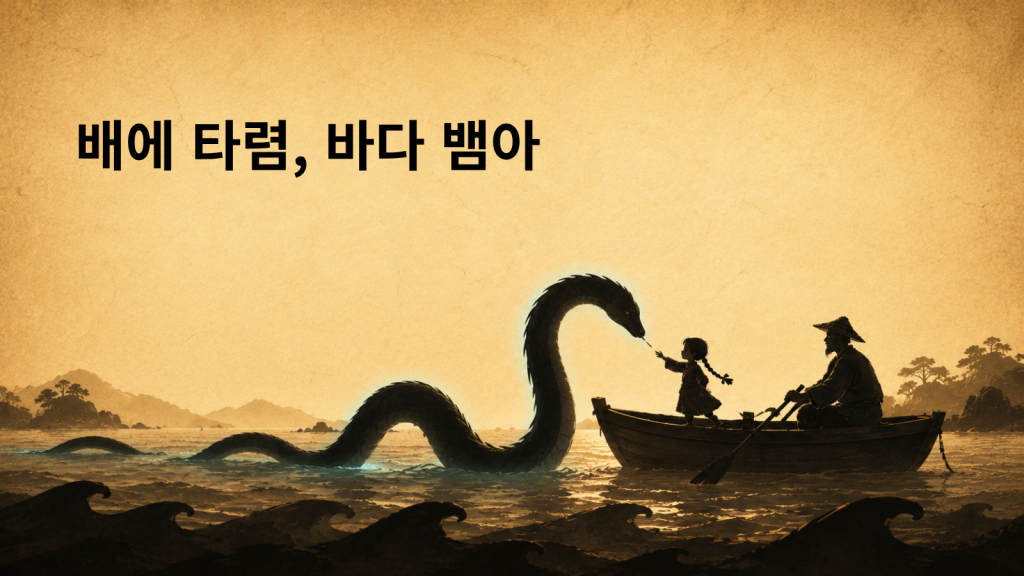 배에 타렴 바다 뱀아